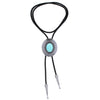 Blue Bolo Necklace Men's Turquoise Bolo Tie Goth Bolo