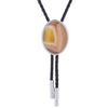 Agate Bolo Tie Bolo Necktie Unique Women Brown Bolo