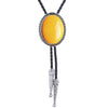 Agate Bolo Tie Yellow Bolo Necktie Unique Ties Women