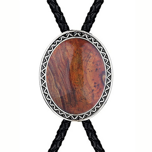 Brown bowler tie Mens Bolo Tie For Wedding  Formal Tie