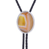 Agate Bolo Tie Bolo Necktie Unique Women Brown Bolo