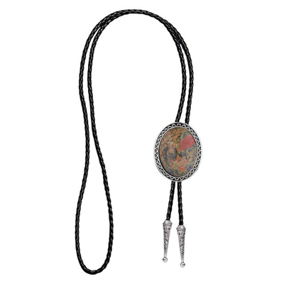 Riverstones Bolo Tie Navajo Brown Necklace Tie