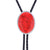 Women Turquoise Bolo Tie Necklace Wedding Red Bolo