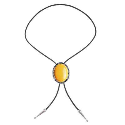 Agate Bolo Tie Yellow Bolo Necktie Unique Ties Women