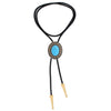 Blue Turquoise Bolo Vintage Tie Bootlace Tie Women Bolo