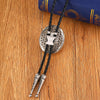 Shiny Royal Blue Stone Bolo Rhinestone Bolo Necktie Glass Stone