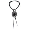 Stone Agate Bolo Ties Wedding Black Bolo Tie Necklace