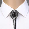 Stone Agate Bolo Ties Wedding Black Bolo Tie Necklace