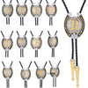 Horseshoe Bolo Tie Alphabet B Bolo Tie Wedding Necklace