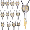 Horseshoe Bolo Tie Alphabet C Bolo Tie Wedding Neck Tie