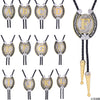 Horseshoe Bolo Tie Alphabet X Necklace Men‘’s Bolo Tie